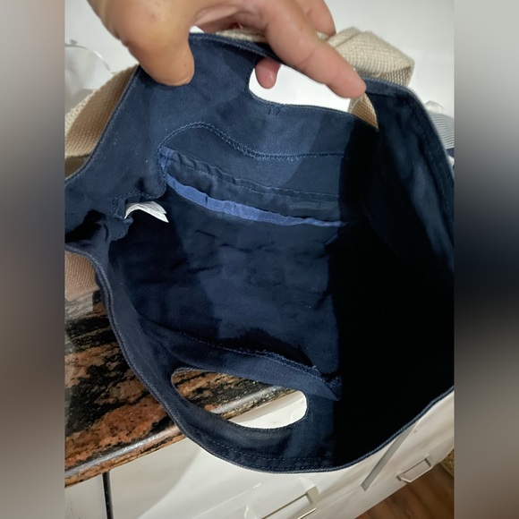 NYC canvas tote bag with adjustable strap. Medium size. Used gently - Picture 3 of 4